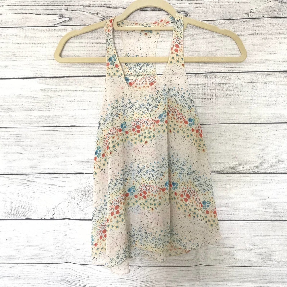 Vintage Havana Racer Back Tank Top Size Small
